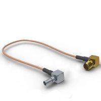 Антенный адаптер для USB 3G/4G модемов Huawei (SMA-fem.угловой - CRC9-121L угловой)